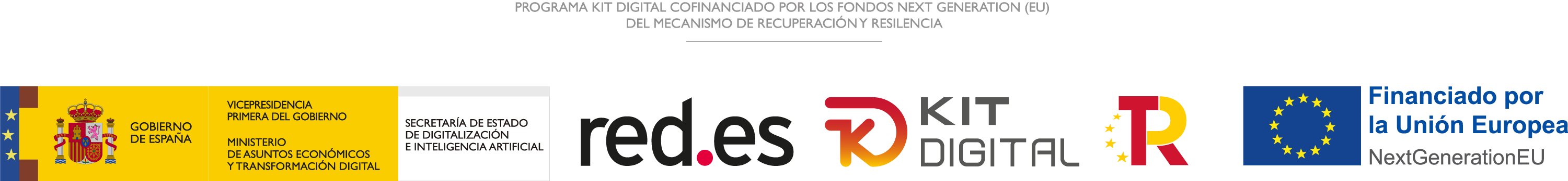 Logos red.es Kit Digital  Gobierno de Espa&ntilde;a subvenci&oacute;n para digitalizaci&oacute;n de empresas