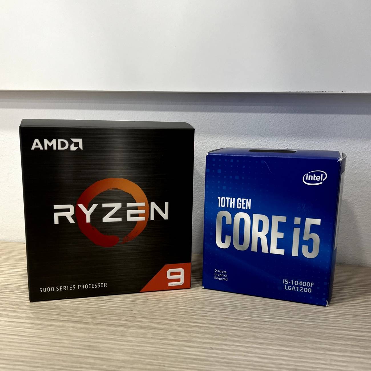 Procesadores AMD Ryzen e Intel Core i5