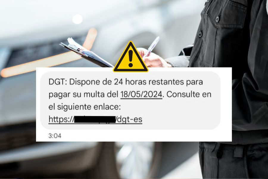 Campa&ntilde;a de Smishing: Falsa Multa de la DGT