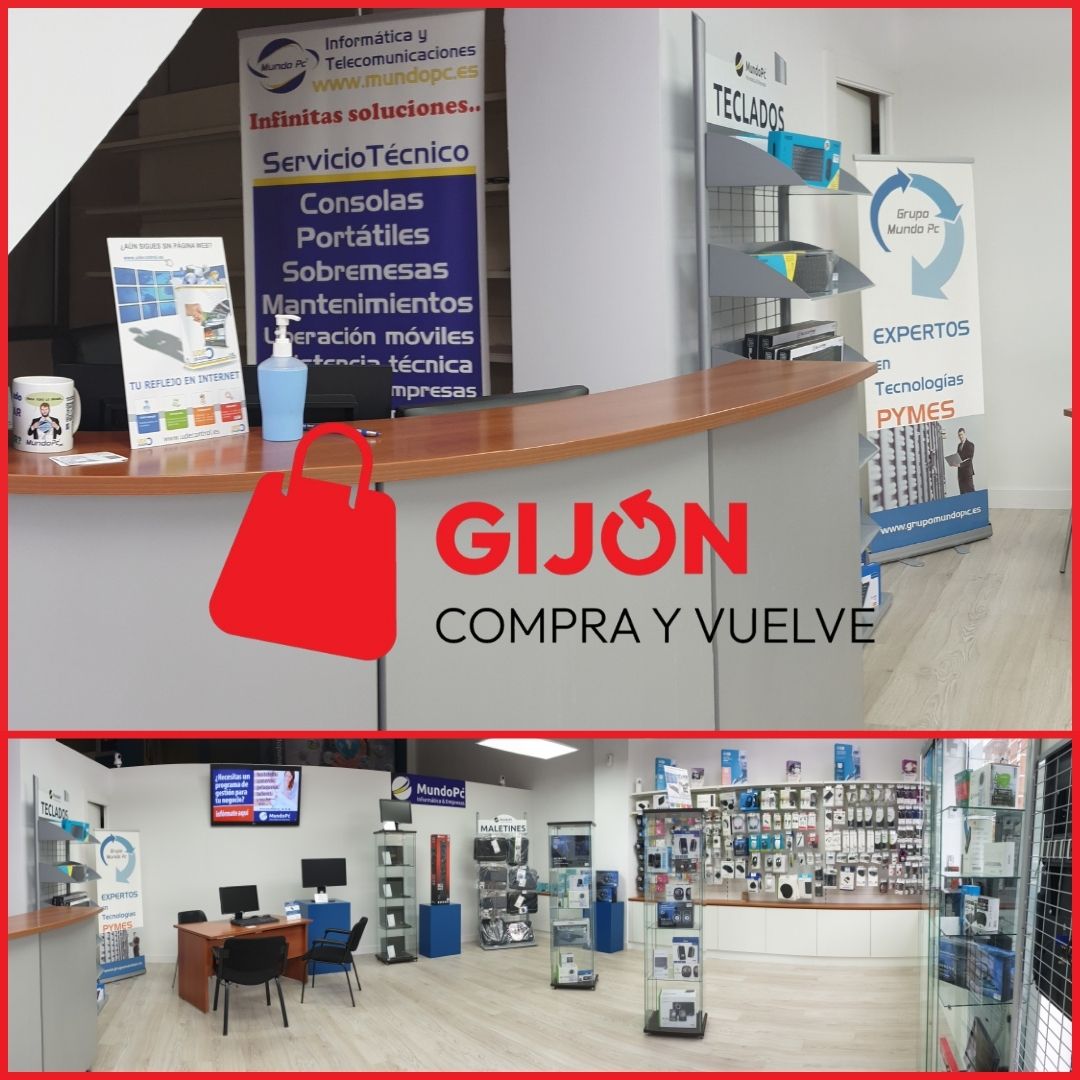 Benef&iacute;ciate del programa &ldquo;Gij&oacute;n Compra y Vuelve&rdquo; comprando en nuestra tienda MundoPC Gij&oacute;n.
