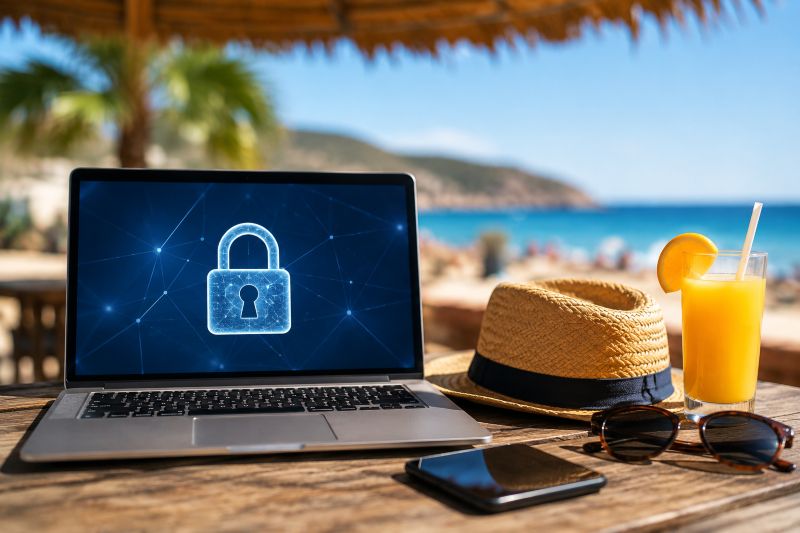 Ciberseguridad en verano: el sol no es el &uacute;nico peligro que acecha a tus datos