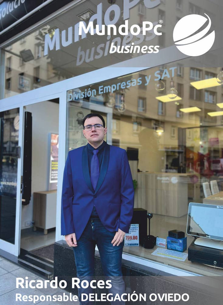 Ricardo Roces, responsable delegaci&oacute;n Mundo Pc Oviedo