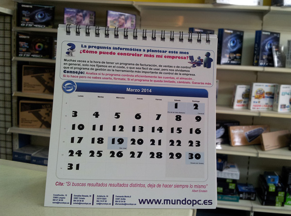 TecnoConsejo Marzo de Mundo PC: &iquest;C&oacute;mo puedo controlar m&aacute;s mi empresa?