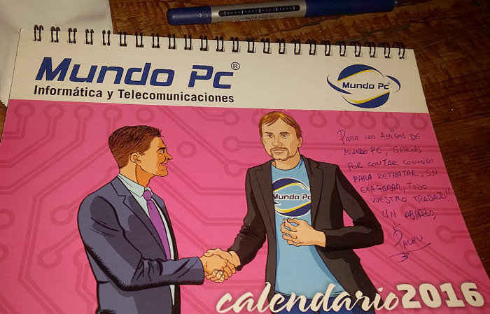 Pachu M. Torres nos dedica el calendario MundoPC 2016