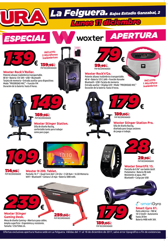 Promociones de inauguraci&oacute;n tienda MundoPC La Felguera.