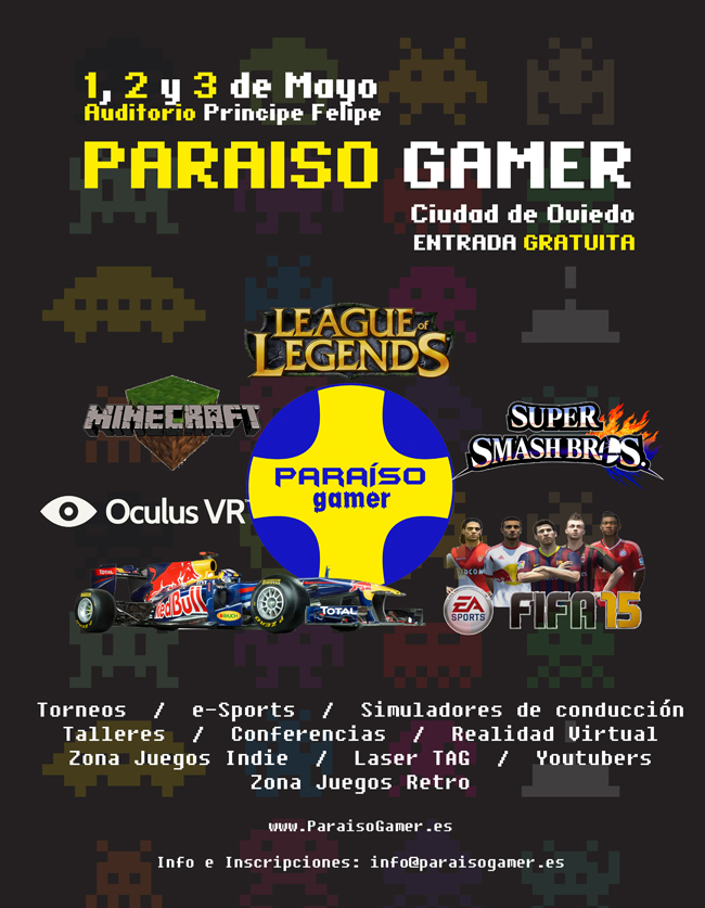 Mundo PC Asturias patrocina Para&iacute;so Gamer, este fin de semana en Oviedo