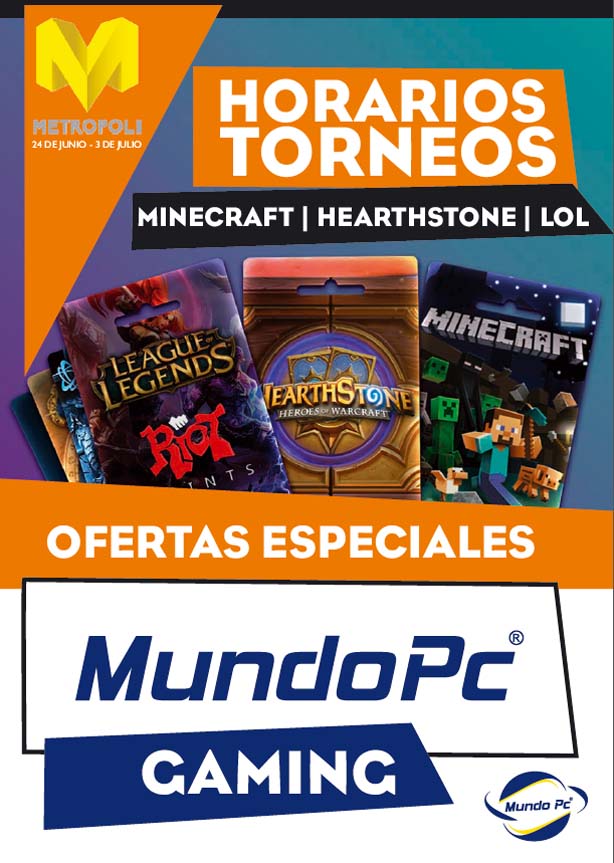 Ofertas Especiales Gaming en Festival Metr&oacute;poli por Tiendas Inform&aacute;tica Mundo PC