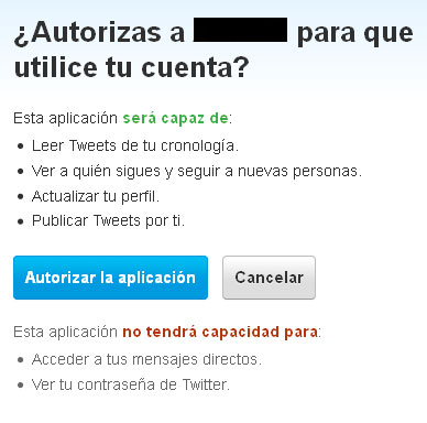 Seguridad ante las apps y sitios autorizados a acceder a las cuentas sociales de los usuarios