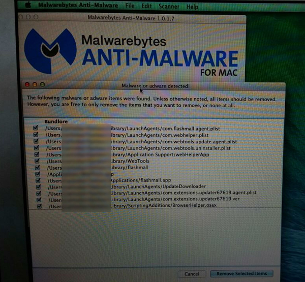 Virus y malware en Mac