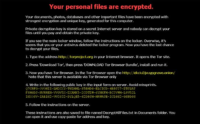 Nuevos ataques del peligroso virus Cryptolocker