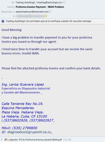 phishing -PDFs con links maliciosos por correo electr&oacute;nico