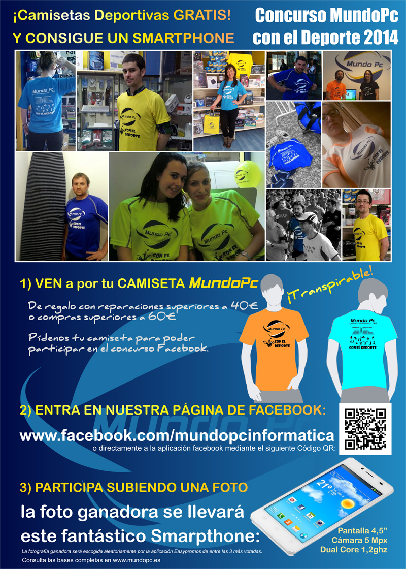 Concurso Fotogr&aacute;fico con Camiseta Mundo PC - &iexcl;Gana un Smartphone!