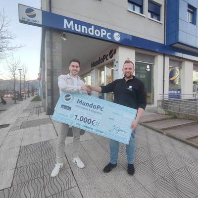 Ganador del sorteo de Navidad 2022 - 1.000 € en Tiendas MundoPc Informática & Empresas