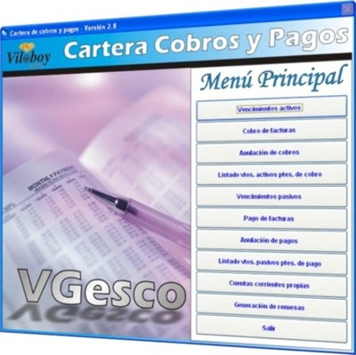 VGESCO COBROS Y PAGOS: SOFTWARE PARA GESTIÓN DE AMPLIO ESPECTRO