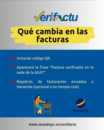 ¿Qué cambios afectan a las facturas con Verifactu?