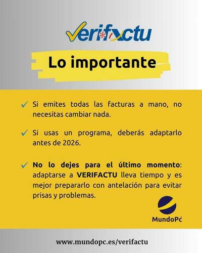 ¿Qué es lo más importante de Verifactu?