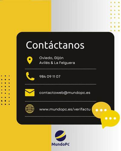 ¿Como contactar con MundoPc para instalación de Verifactu?