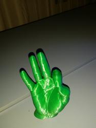 Mano impresa con impresora 3D