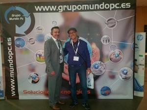 Severino Valcarce Director General de ITEA y Miguel Baz de Distribuciones Baz