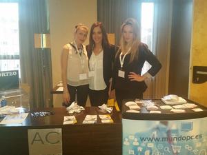 Nuestras azafatas del I Encuentro Tecnológico - Aniversario Grupo Mundo PC