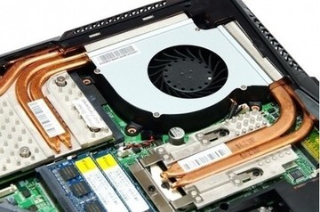 El sistema de refrigeración de un portátil