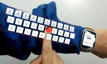 Innovación: Teclado virtual que se proyecta en el brazo