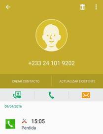 Fraude telefónico con prefijo de Ghana