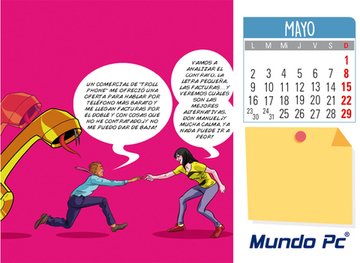 Calendario Mayo 2016: Telecomunicaciones y engaños express a empresas