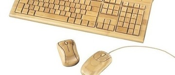 Teclados y ratones de bambú