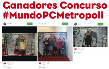 Ganadores concurso #MundoPCMetropoli