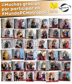 Participantes del concurso #MundoPCMetropoli, ¡gracias!