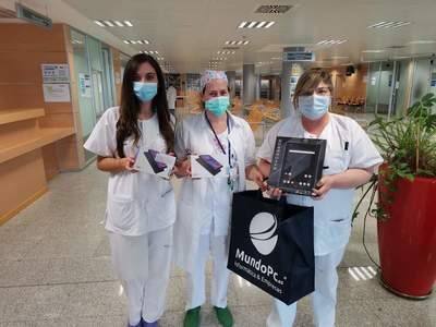Donamos tablets 4G y tarjetas de datos a personas afectadas por el Covid19 en las UCI de los hospitales asturianos