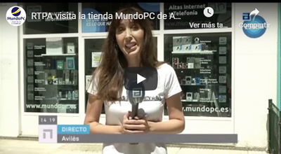 RTPA visita la tienda MundoPC de Avilés