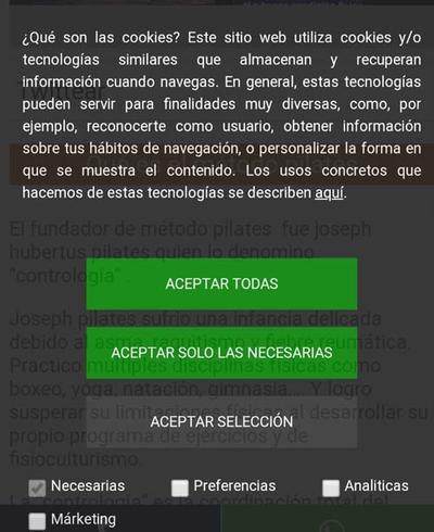 Protección de Datos obliga a actualizar los avisos de cookies en las webs