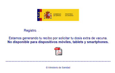 Troyano vía phishing a nombre del Ministerio de Sanidad