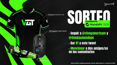SORTEO GAMING: Ratón Alto Rendimiento + Camiseta + Manga Compresiva