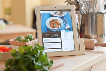 Cocinando con un iPad